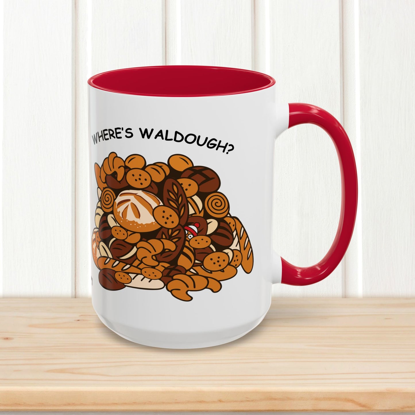 Where's Waldough? Coffee or Tea Mug (15 oz)