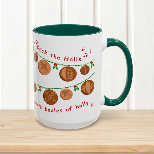 Deck the Halls Sourdough Garland Mug